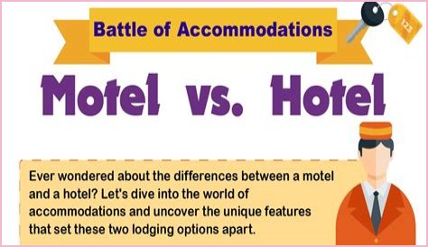 Understanding The Distinct Differences Between Motels And Hotels