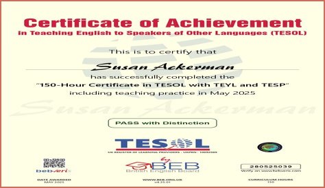 Where Can I Teach English With a TESOL Certificate?