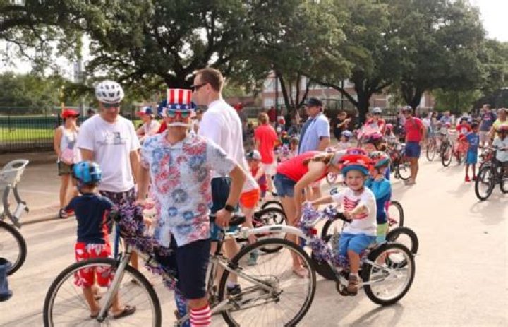 Independence Day Bike Parade in Lexington