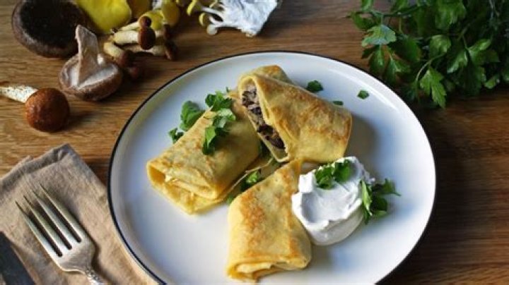 Savory Mushroom Blintzes Recipe | The Nosher